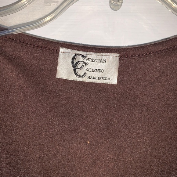 Fringed Brown cardigan - Picture 5 of 7